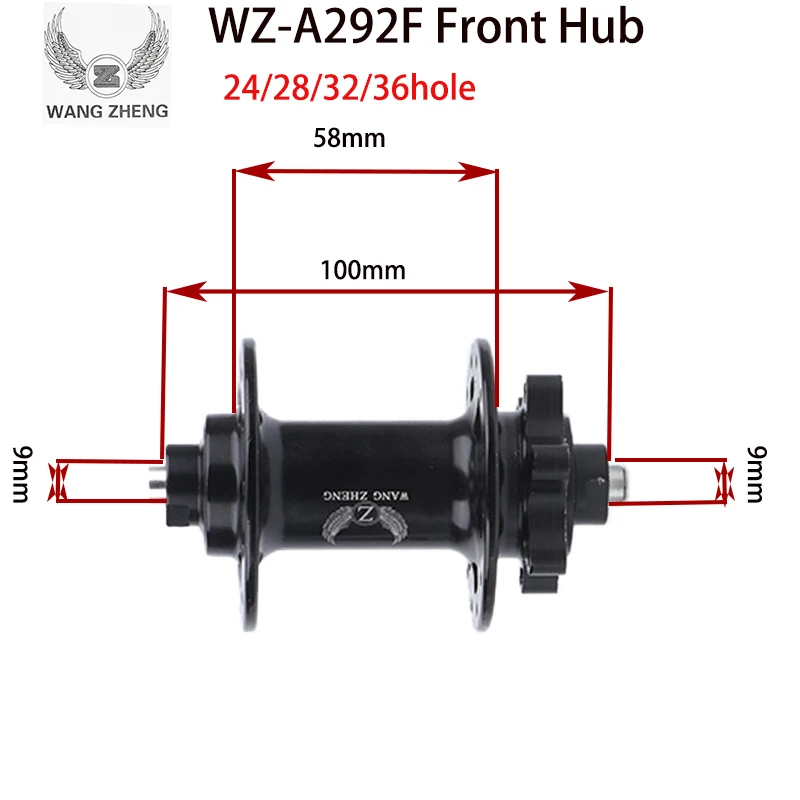 MTB Bicycle Disc Card Brake Hub 24/28/32/36 Holes Red Black 8/9/10/11 speed Mountain bearing Aluminum card base ultra light Hubs