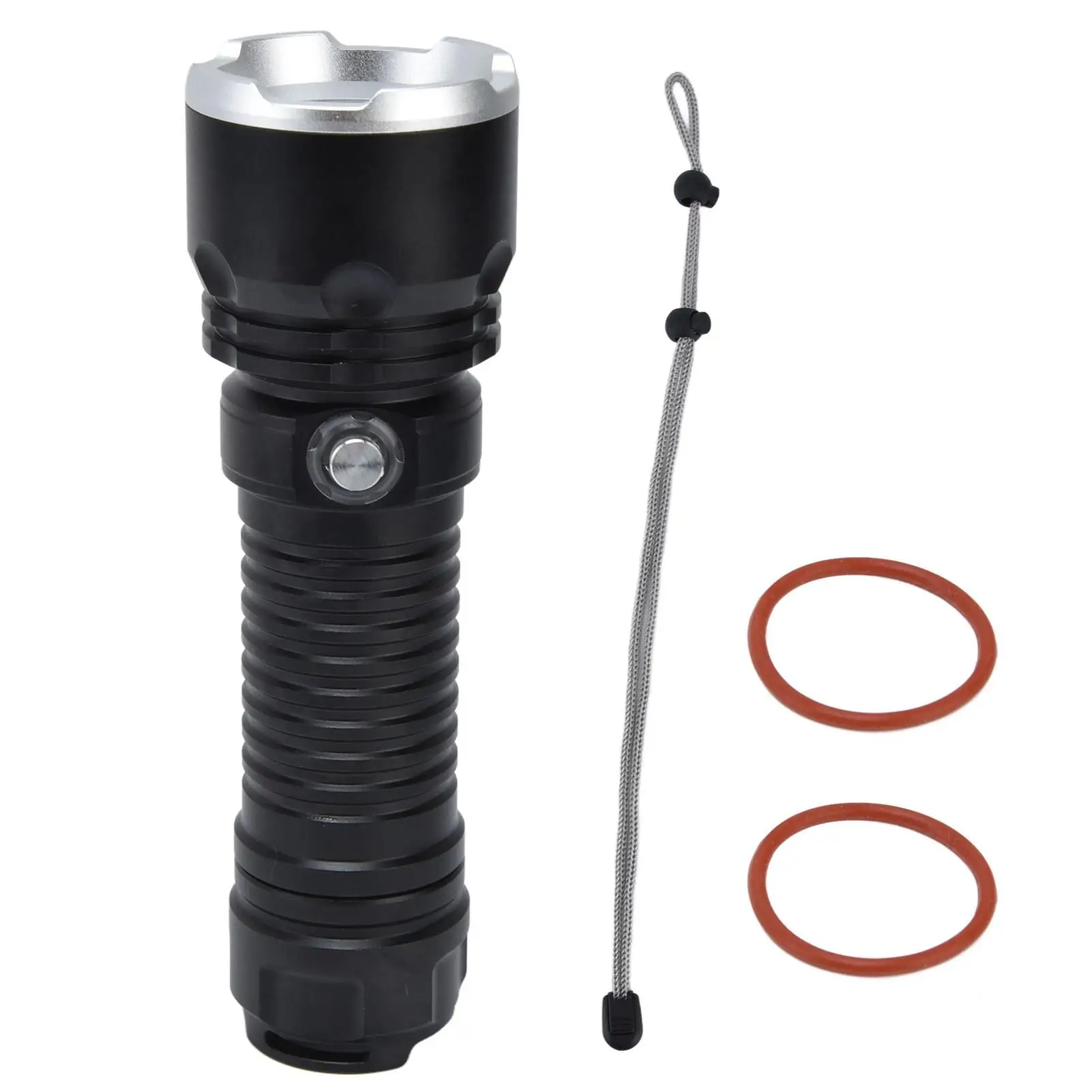 

5000lm Dive Light Flashlight for camping , for diving & for fishing - Powerful Waterproof Torch