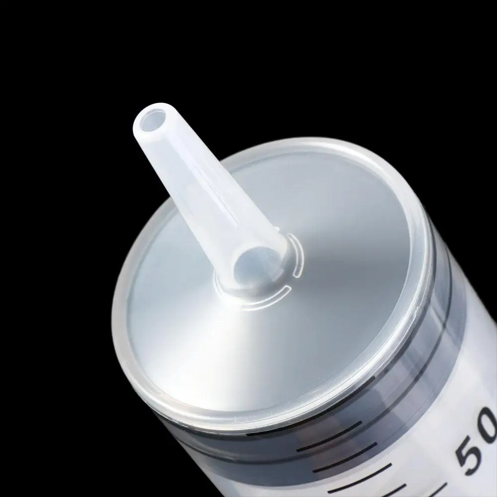 حقنة بلاستيكية شفافة ذات سعة كبيرة مع حقنة قياس مقياس 60/100/200/300/500 مللي حقنة شرجية قابلة لإعادة الاستخدام ملء الغراء