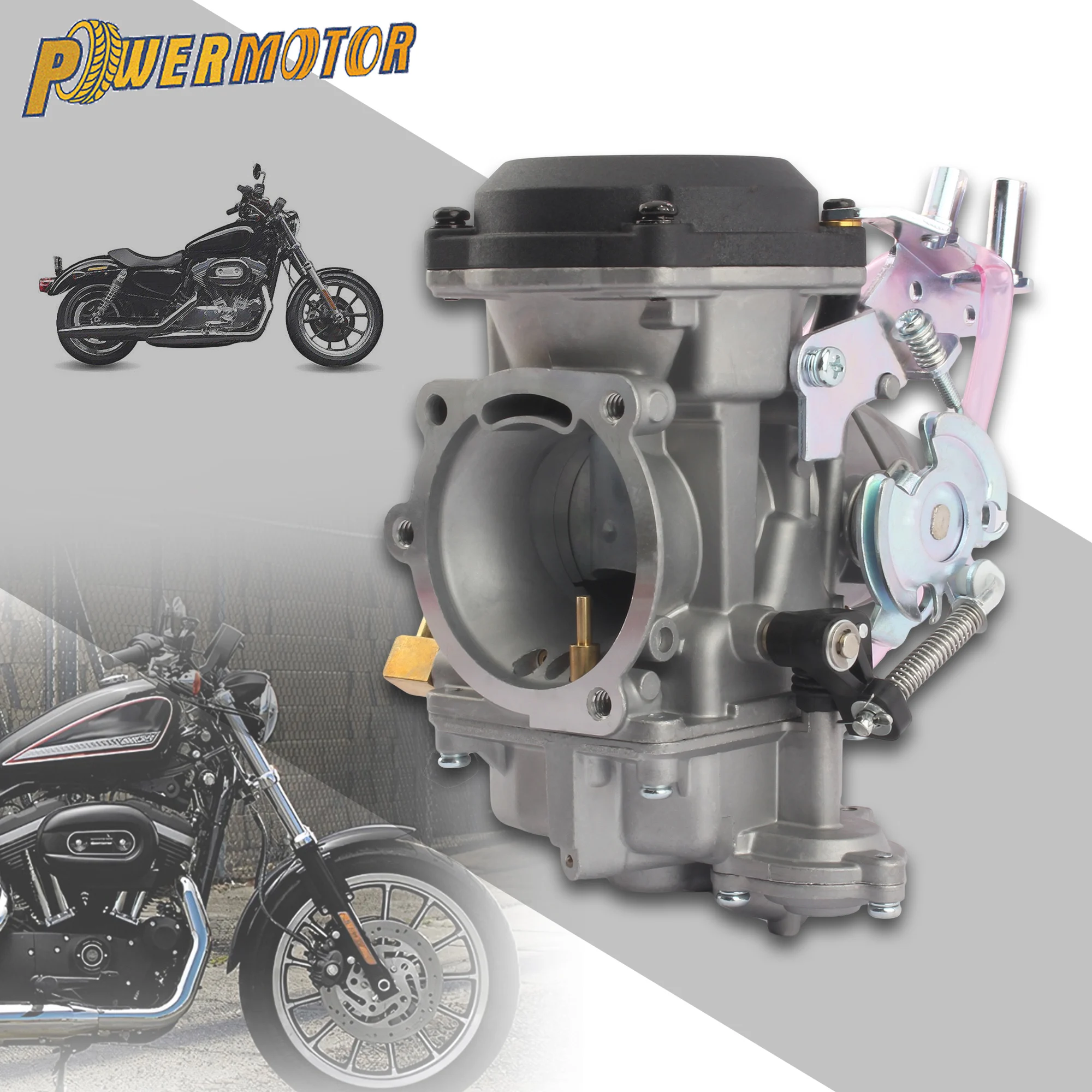 

For Harley Sportster 883 1200 Road King Super Glide Motorcycle CV40 40mm Carburetor Kit Fuel System Accessories Motorbike Tuning