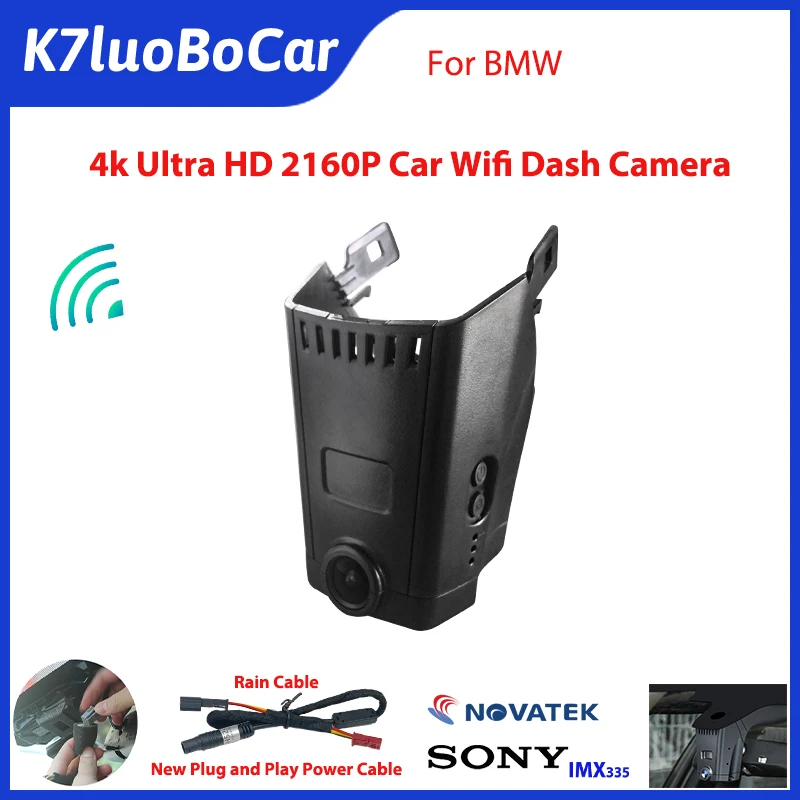 

4K 2160P Plug and play Wifi Car DVR Dash Cam For BMW 520d 528d 525d 525i 530d 530i 535i 535d 540i 540d 5 7 Series g30 g11 g12