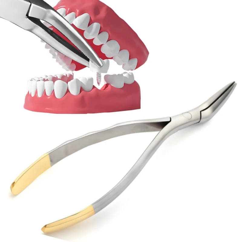 Dental Surgery Extraction Forceps Universal Residual Root Fragment Extracting Pliers for Maxillary Mandibular Teeth