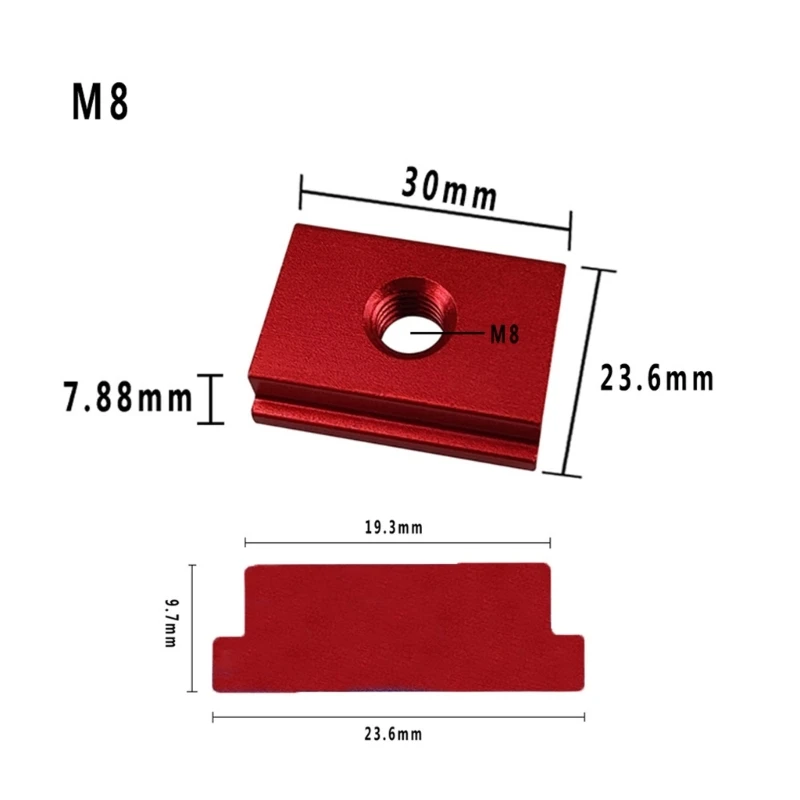 Adjustable Board Hold Down Clamp for Suitable T-Slot Work Surfaces, with Hand-Tightened Knob for Furniture Making and best sale