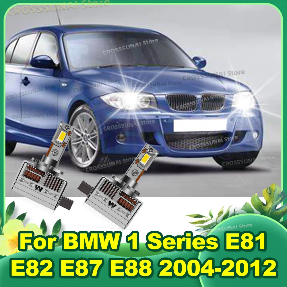 

LED CANBUS Bulbs 50000LM Headlight Xenon HID Car Lamp For BMW 1 Series E81 E82 E87 E88 2004-2012 2008 2009 2010 2011