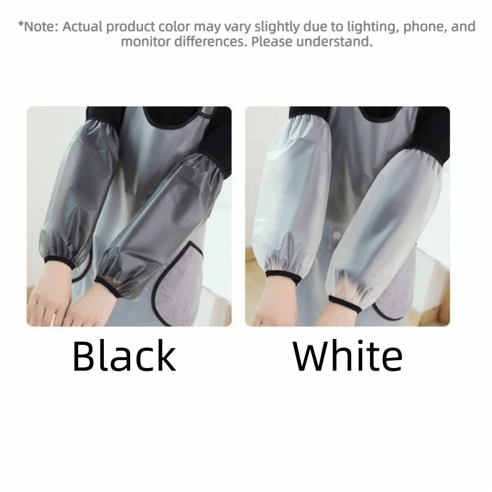 Elastic Cuffs Waterproof Oversleeves TPU Waterproof Design Arm Sleeves Covers Oilproof Protection Arm Protector
