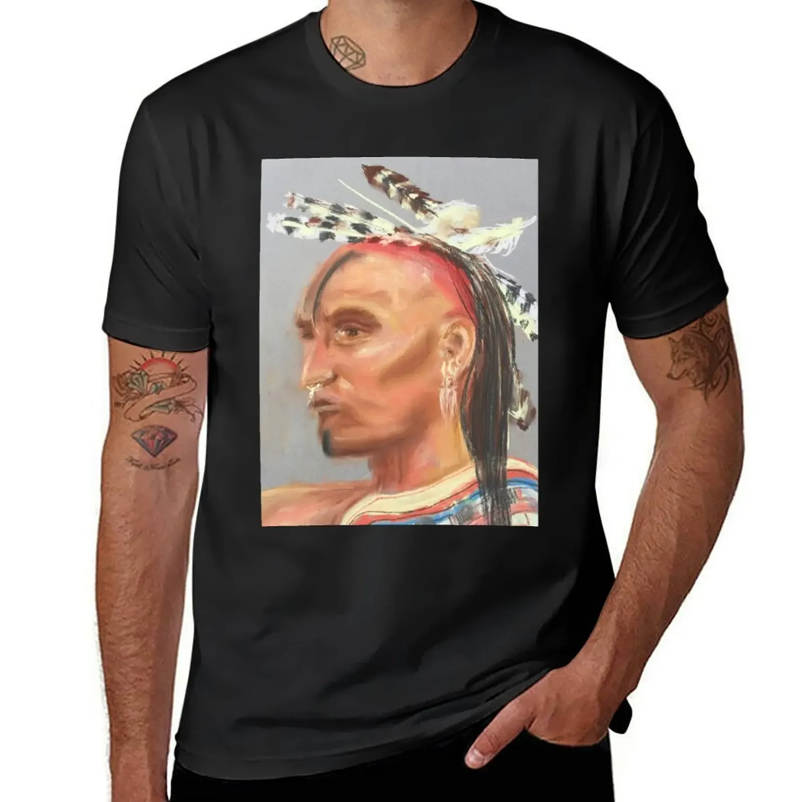 

Shawnee man T-Shirt summer clothes sports fans customs design your own man t shirt mens graphic t-shirts pack