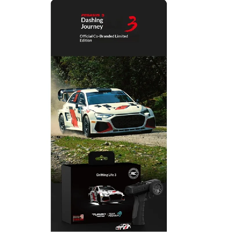 Turbo Racing Official Pegasus 3 Licensed C78 1:76 Ultra Micro Remote Control Racing Car Mini Drift Vehicle For Kids Adults Hobby