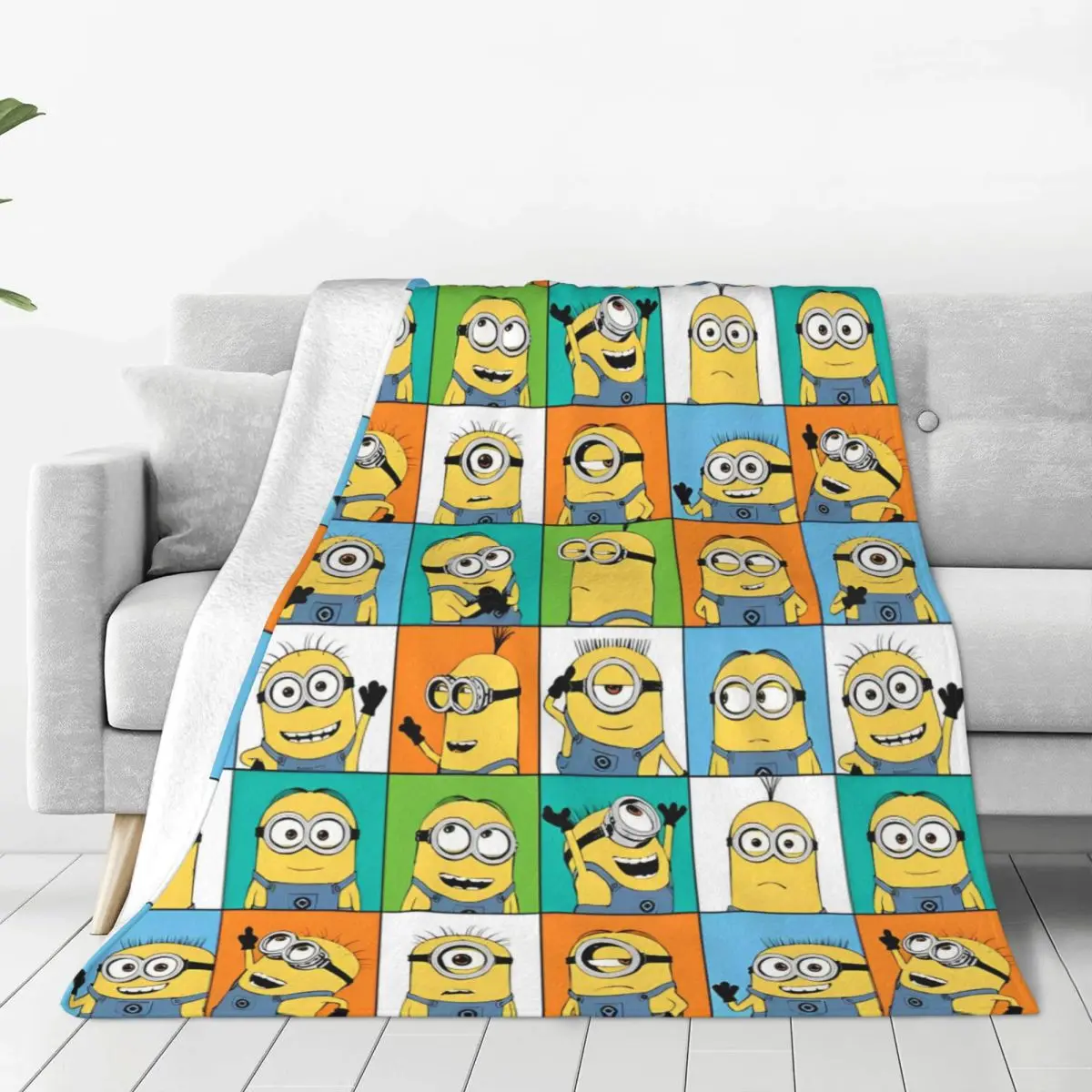 Minions Blankets Quality Soft Bedding Throws Winter Travel Office Bedroom Comfortable Bedspread