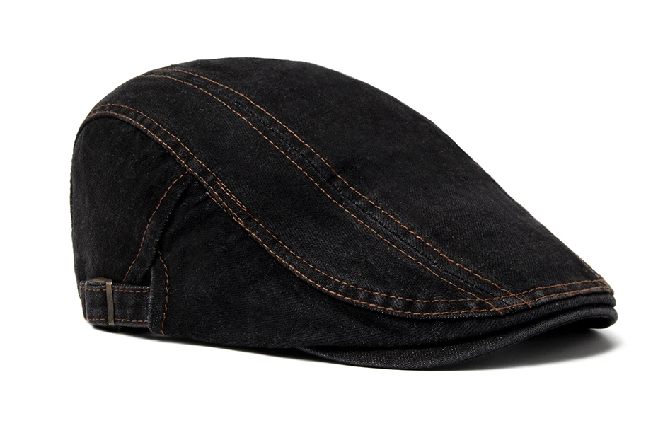 CNTANG Herren Jean Berets Sommer Newsboy Hüte Für Frauen Casual Einfarbig Retro Literarische Vorwärts Kappe Schirmmütze Maler Caps Boina – Detail 14