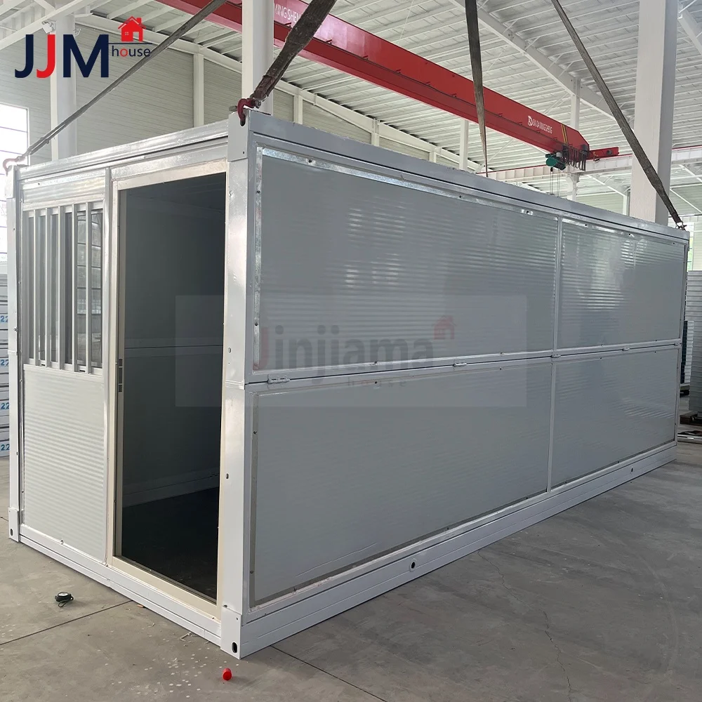 Customized House Factory's Prefab Folding Container House China's Prefabricated Foldable Casa Contenedor Plegable Sandwich P