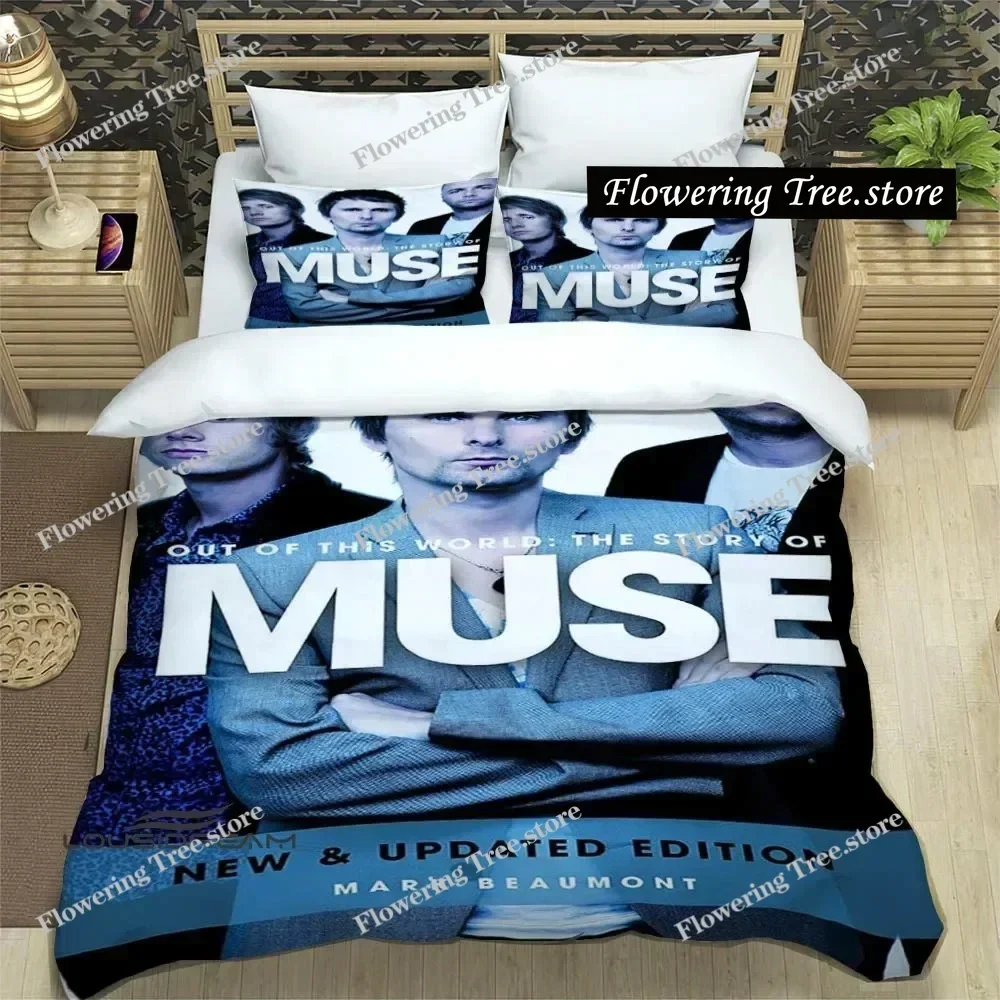 

Rock Band Muse Printed Bedding Sets Exquisite Supplies Set Duvet Cover Bed Comforter Set Bedding Set Luxury Birthday Gift