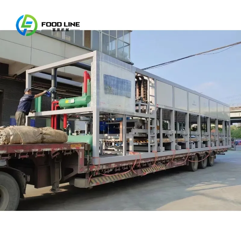 Customized block ice machine ice brick maker full automatic big commercial 30 ton daily high yield energy saving for ice plant