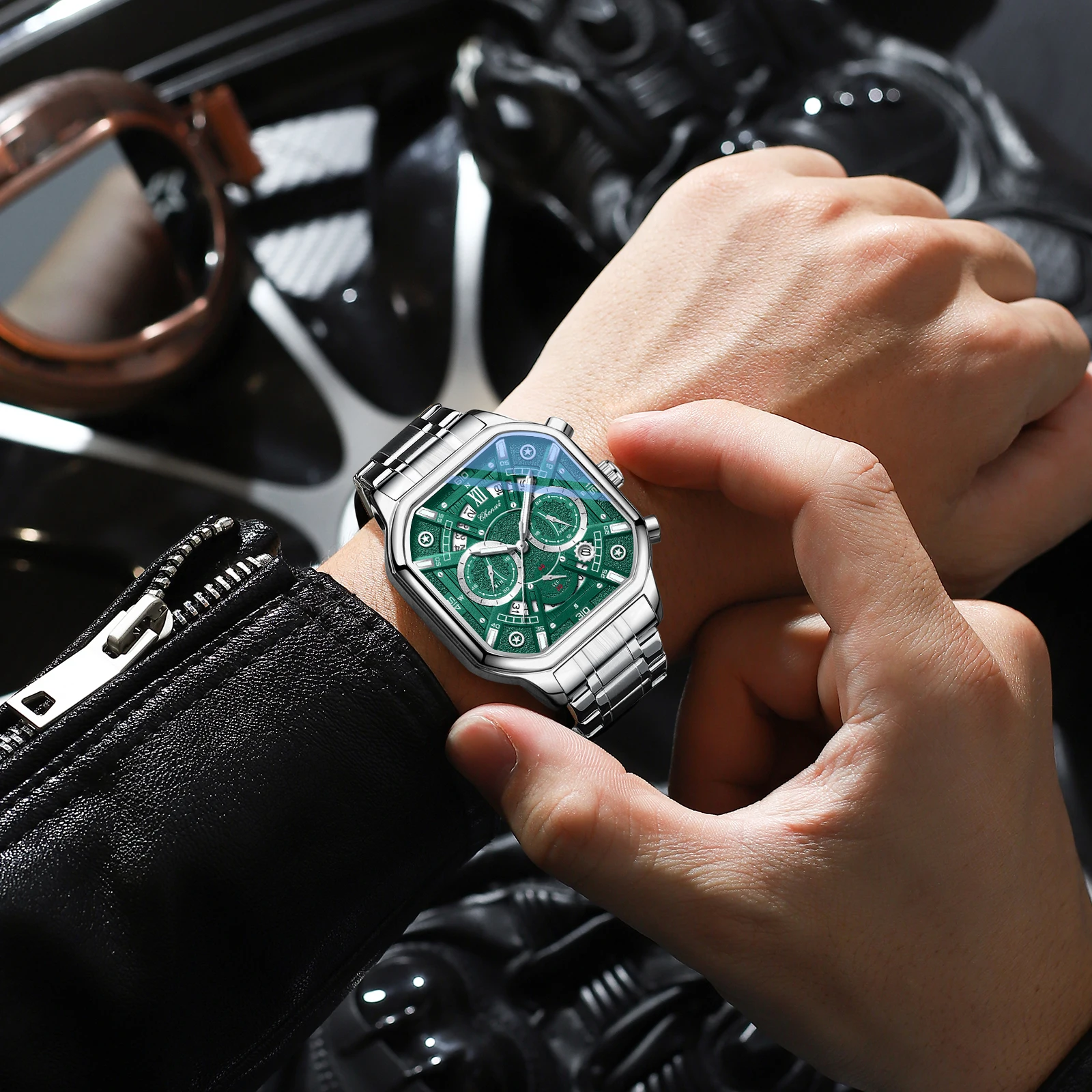 CHENXI Top Luxury Brand Men's Watches Multifunctional Waterproof Chronograph Casual Men's Watches Original Gift