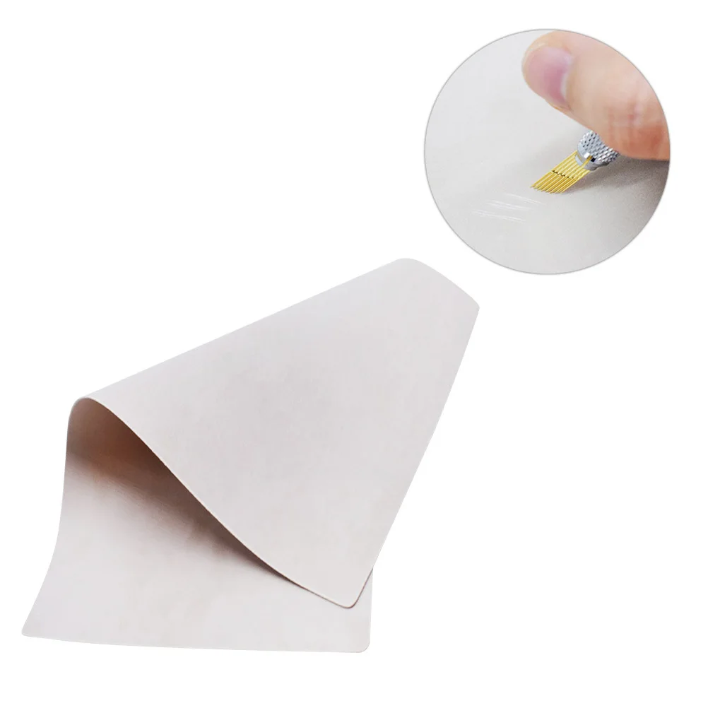 

2 листа, реалистичная вышитая тренировочная кожа, размер А4, без пигмента, тренировочный инструмент для бровей, принадлежности для татуировки для начинающих, товары для кожи