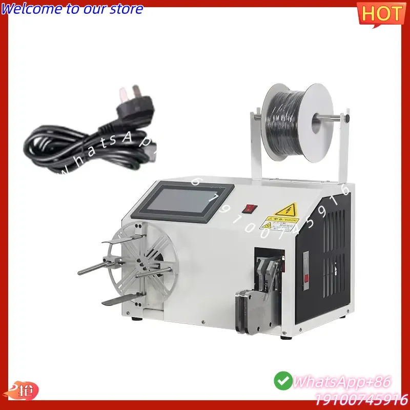 Hot2026 Semi-automatic Cable Winding and Tying Machine Cable Twisting Bundling Equipment 5-30mm