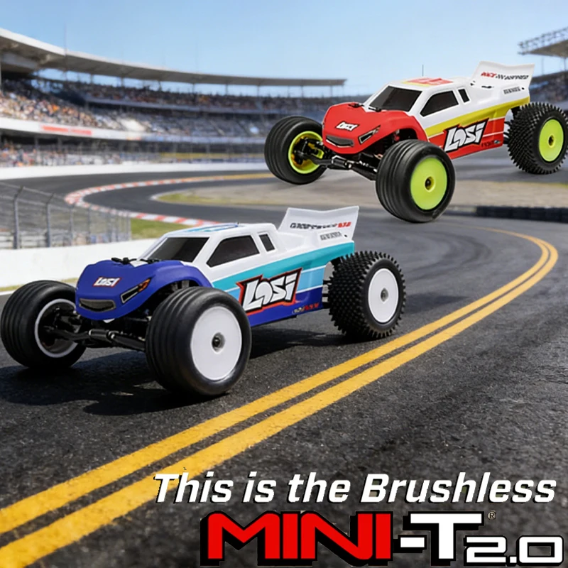 NEW LOSI 1/18 Mini-T RC Electric Brushless Off-road vehicle Remote control Stadium Truck RTR Racing Toys Gift