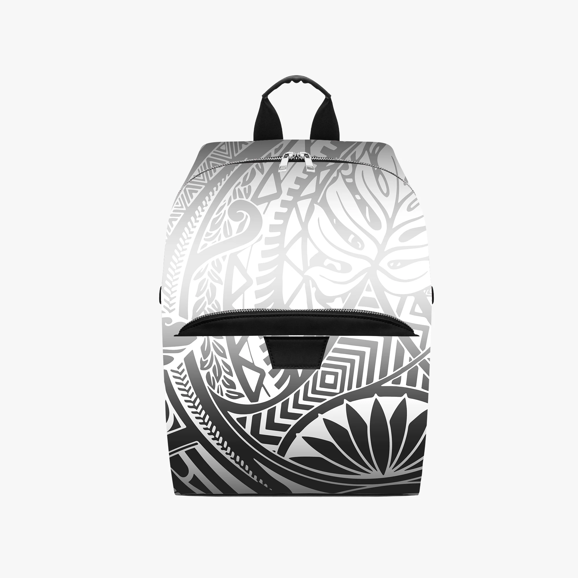 

Настраиваемый полинезийский легкий кожаный рюкзак с монограммой, подарок для кампуса, путешествий, работы для мужчин и женщин, на каждый день