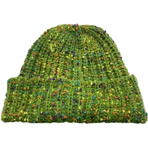 Farbnetzhut gemischte farbenfrohe Farbfarbe Wolle Hut locker mit einem großen Kopf mit einem Koreanisch 11 Hauptverkäufe Arco Iris Cat - №11
