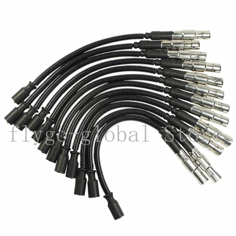 12X Spark Plug Ignition Wire Set Fit for Mercedes Benz C-Class E-Class ML SLK 320 350 1121500118