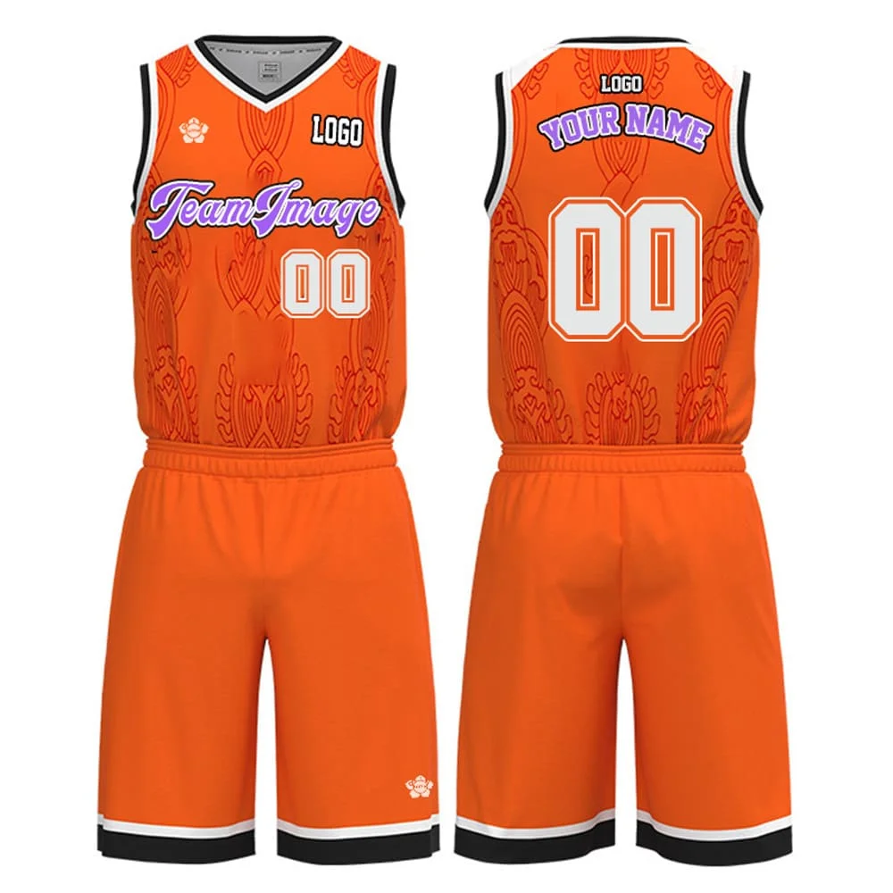 Custom Basketball Jerseys Bright Color Unique Line Design Adult Student Youth Full Sublimation Sleeveless Tracksuits Wholesale