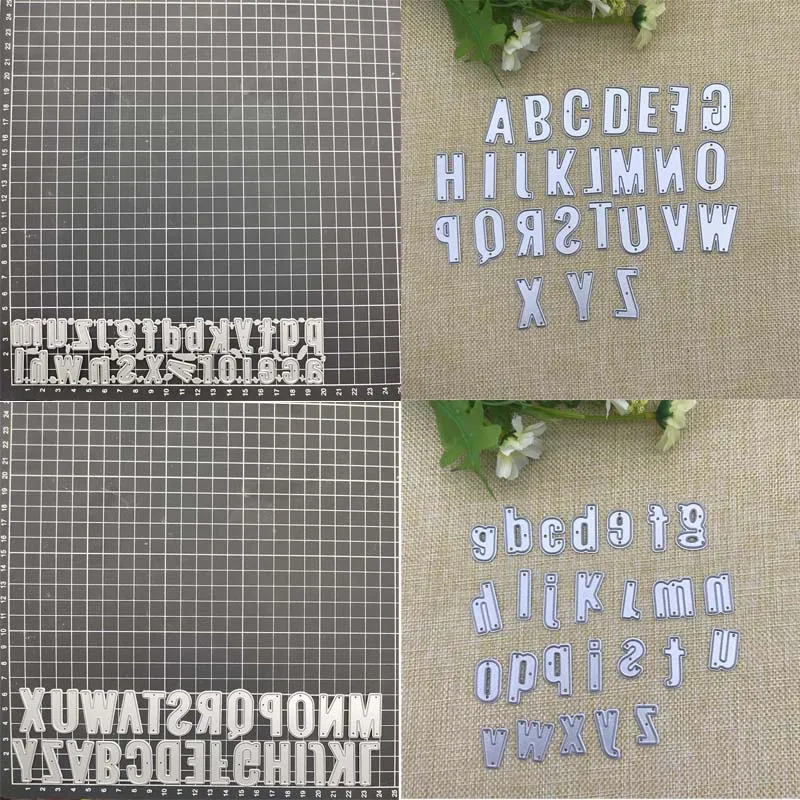 

Alphabet Letter Metal Cutting Dies Stencil Scrapbook Album Stamp Paper Card Embossing Decor Craft Knife Mould