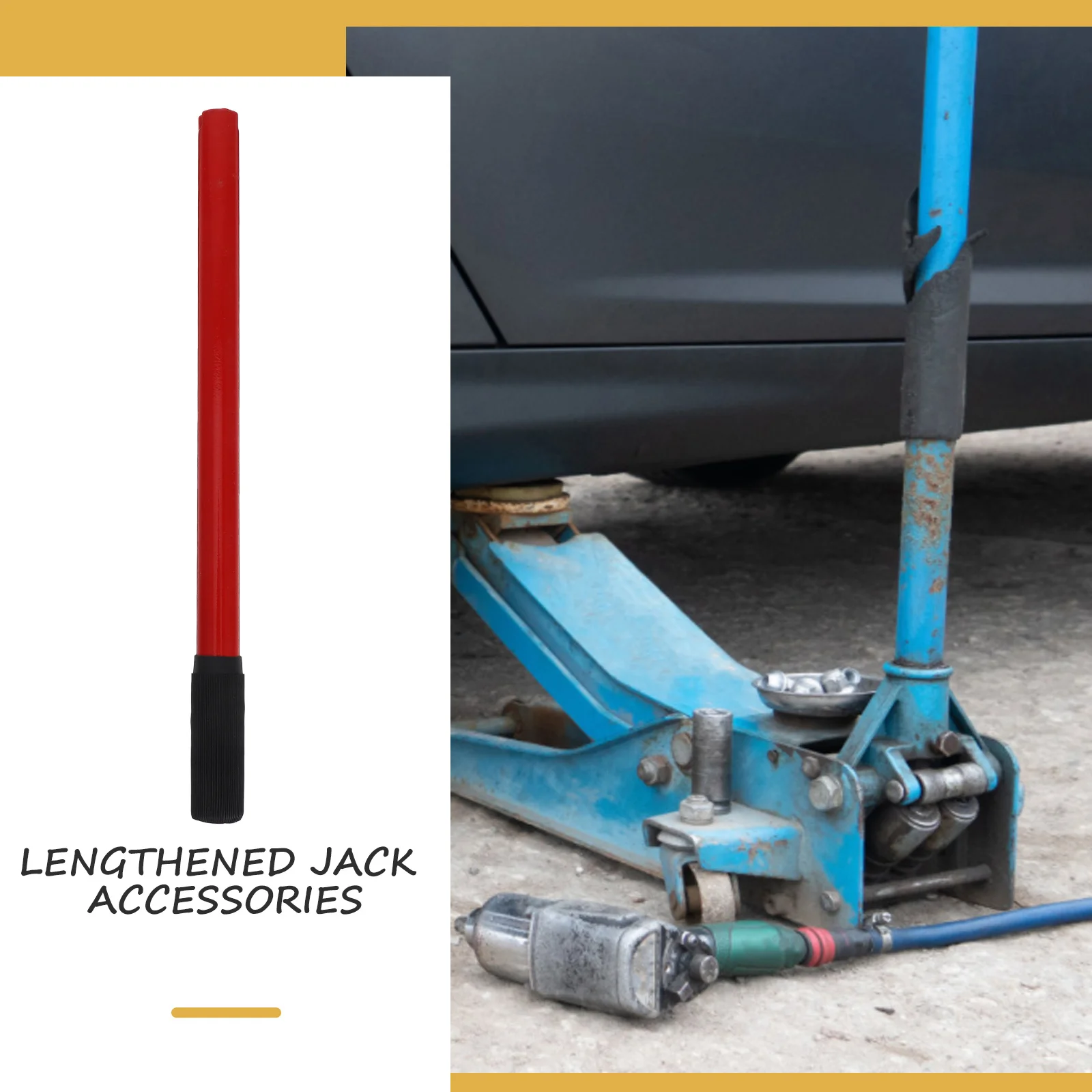 Hydraulic Jack Handle Heavy Duty Replacement Pole Lever Handle for Car Floor Jack Accessories Durable Extended Grip