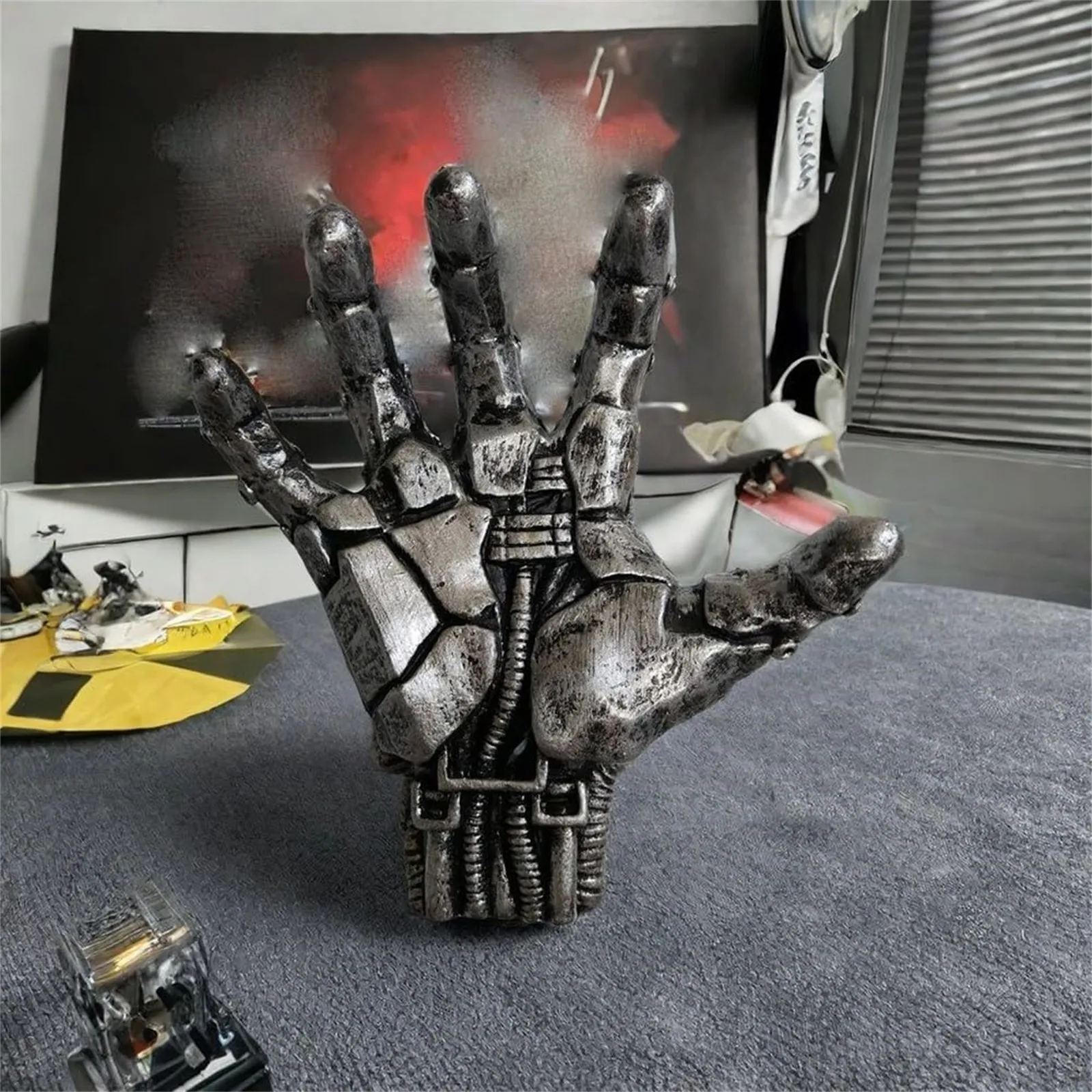 Kreatywny Ręcznie Rzeźbiony Uchwyt na Piłkę do Koszykówki Montowany na Ścianie Dekoracja Sportowa Ozdoba Ścienna dla Miłośnika Koszykówki