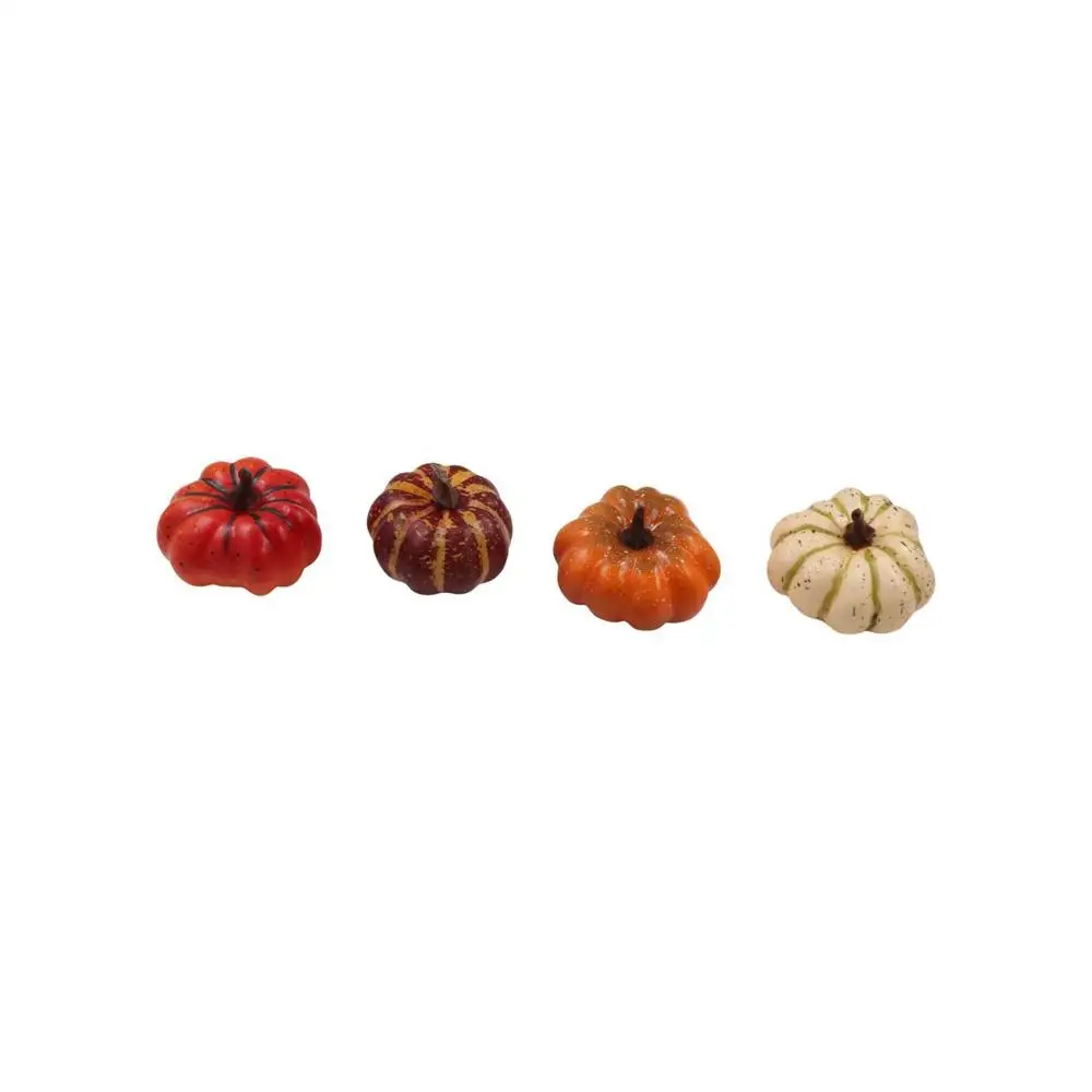 Multicolor Ornament Simulated Foam Pumpkin Durable 3D Artificial Pumpkin DIY Pumpkin Model Halloween Decor