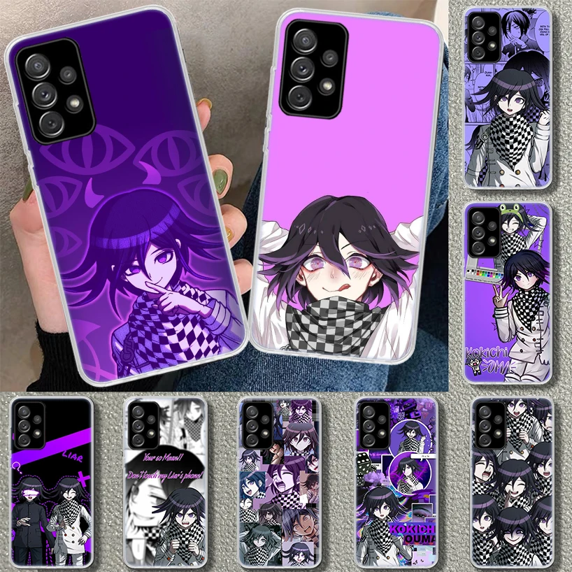 Danganronpa Kokichi Ouma Phone Case for Samsung Galaxy A15 A25 A35 A55 A14 A24 A34 A54 A04S A13 A23 A33 A53 A03S A52 A12 A22 A32