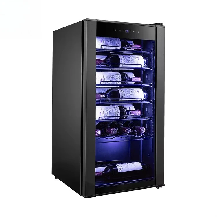 Custom 24-Bottle Luxury Wine Refrigerator Compressor Cooling Quality Freestanding For Hotel Use Power Source - view 5