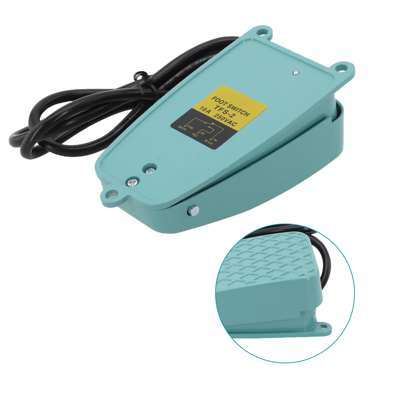 Momentary Foot Switch Foot Switch Foot Switch 1 Million Cycles Foot Switch Plastic (TFS-101/105) New Practical