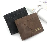 New Men's Business Wallet Vintage Short Wallets Bifold Multifunction Credit ID Card Holder Casual Purse Clutch Money Slim Wallet