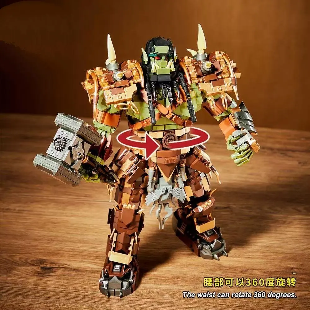 DK2021 Orc Sal Series bloques de construcción de partículas pequeñas juguete educativo para niños para montaje regalo perfecto para festivales