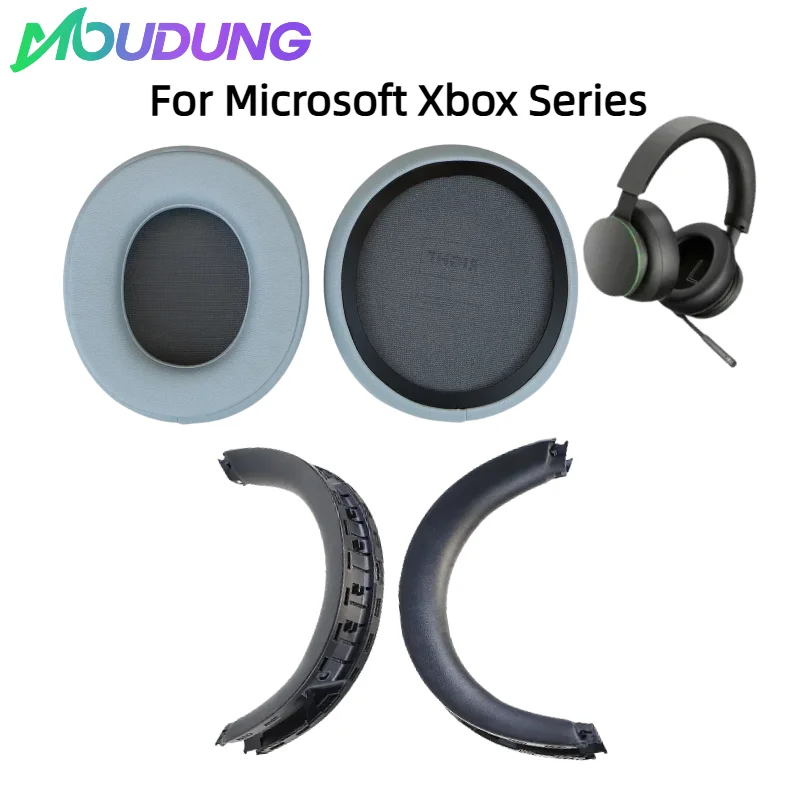 

Ear Pads For Microsoft Xbox Series Headphones Replacement Foam Earmuffs Cushion Headset Covers Sponge Leather Foam