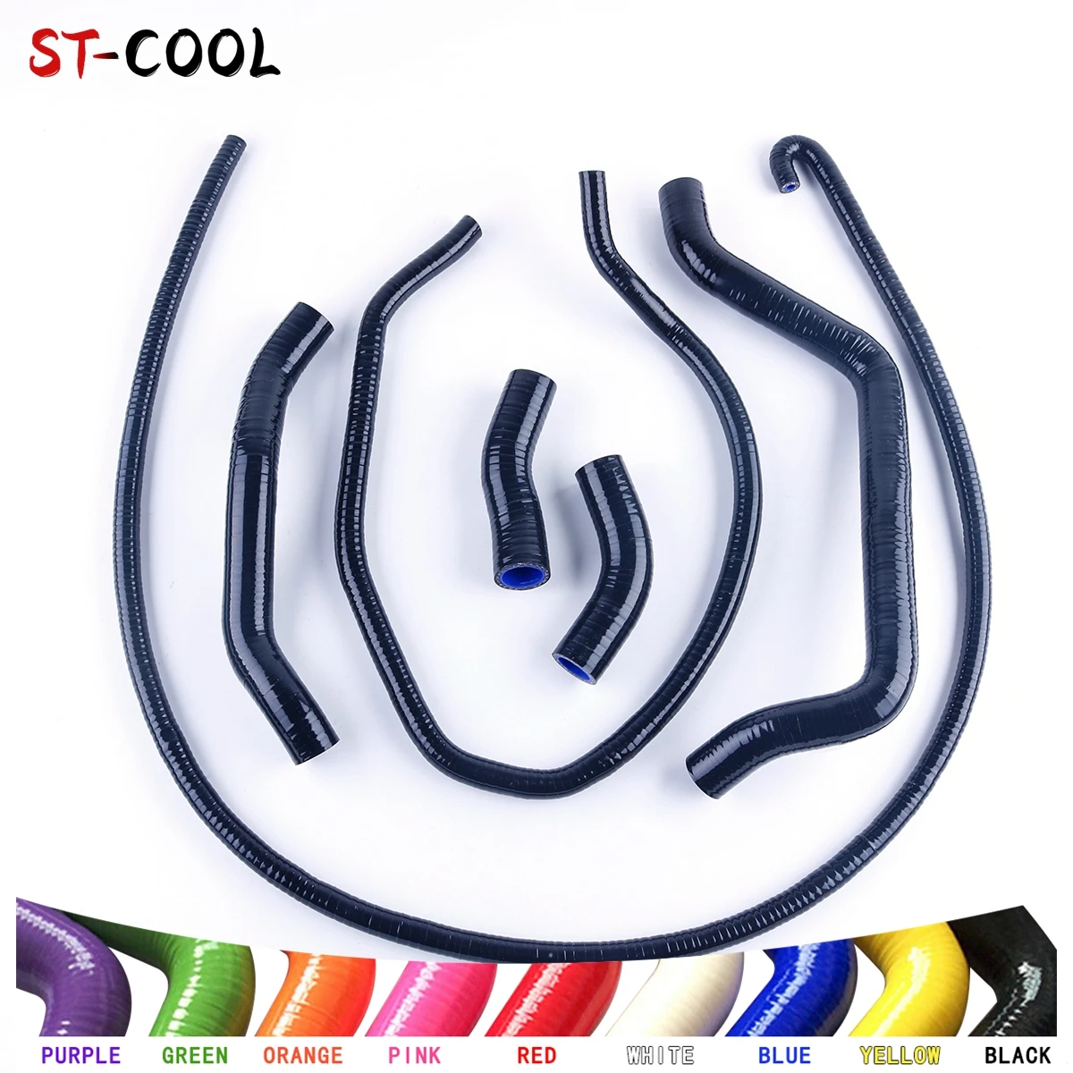 

For 2005-2009 Suzuki M50 BK5 Boulevard VZ800 2006 2007 2008 Radiator Hoses Kit Silicone Tubes Pipe 6Pcs 10 Colors