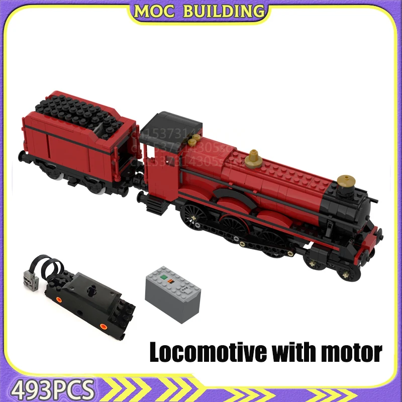 

Power Up Motorised Locomotive Engine Motor Train Model Railway MOC Building Blocks Model DIY Assemble Bricks Bricks Toy Gift