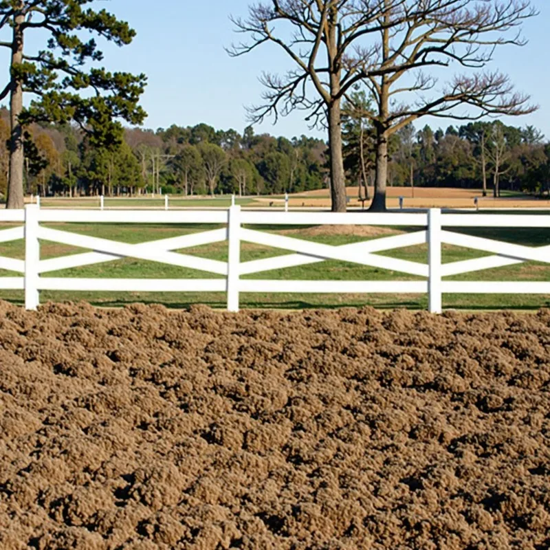 Customization High Quality PVC 4 Rails Horse Fence for Farm and Backyard Easy Assembly