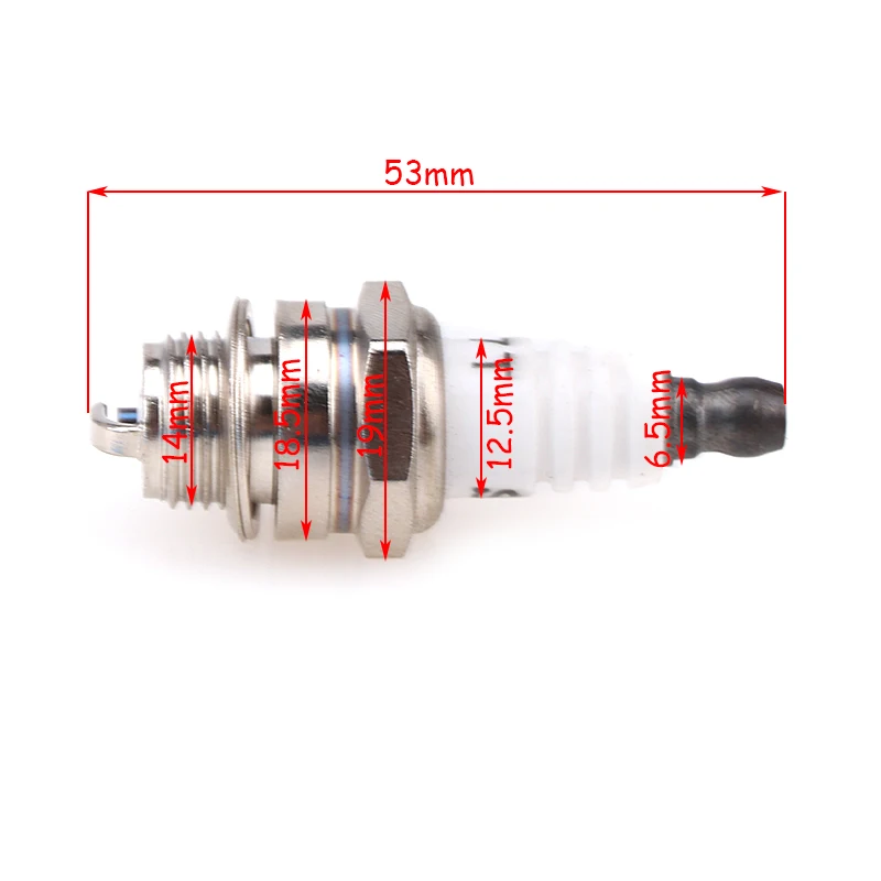 1pcs High Quality Spark Plug L7T L7TC FOR 2 STROKE ATV MINI SUPER POCKET BIKE Trimmer Mower 47CC 49CC 50CC