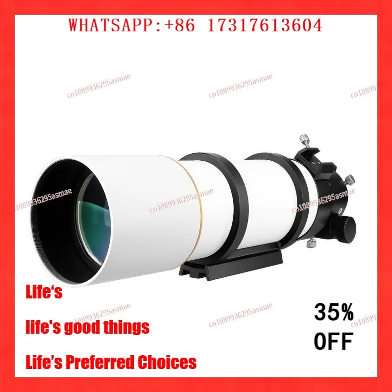 Refractive Astronomical Telescope Tube 1.25/2 inch Universal 90/500 Two Speed Focusing