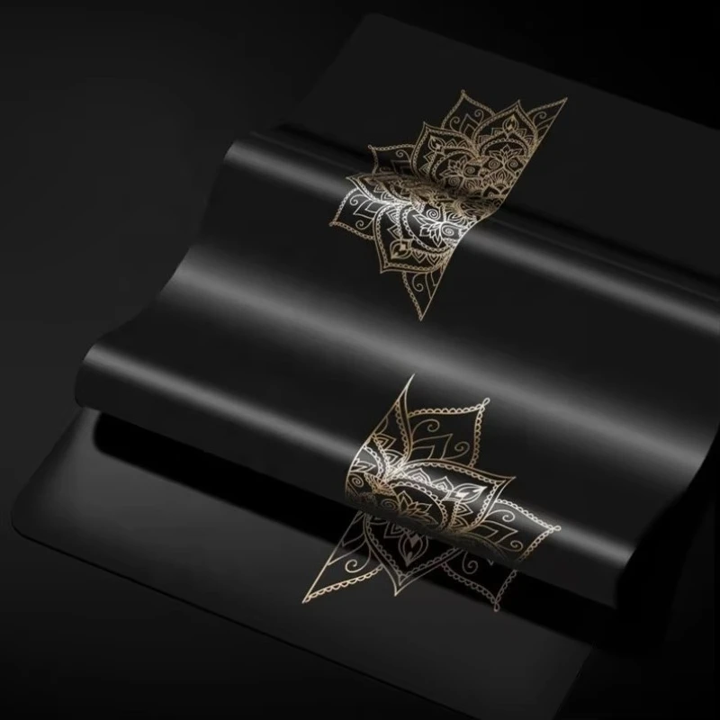 

High quality environmentally friendly 5mm polyurethane yoga mat natural rubber sweat-absorbing non-slip fitness mat