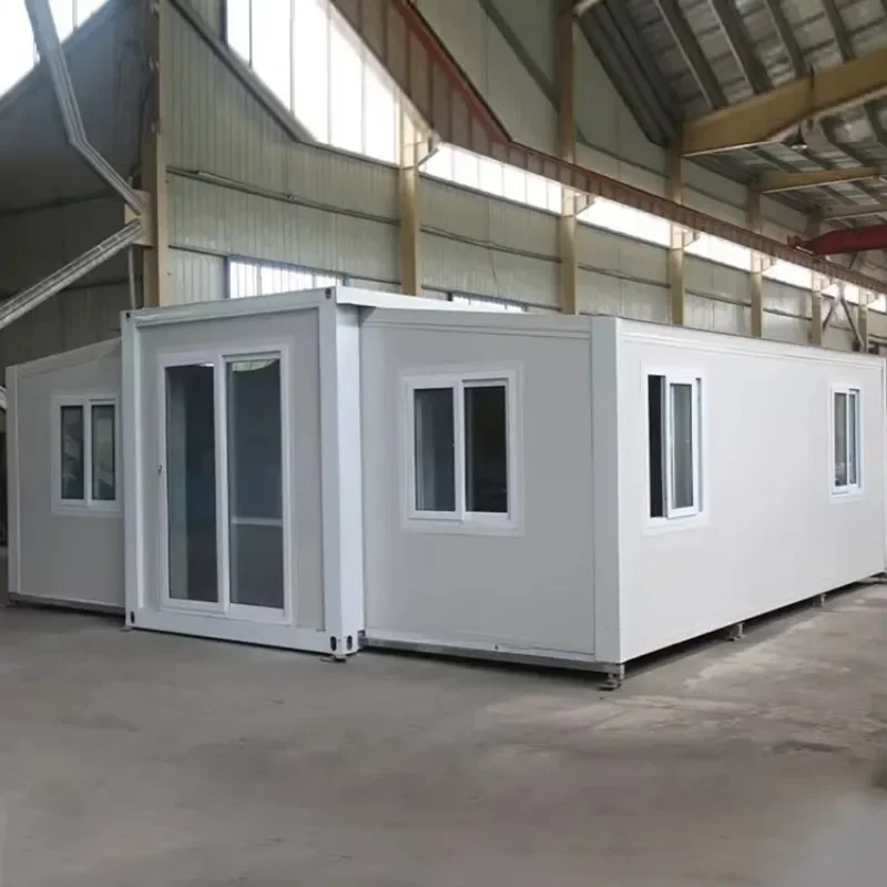 Fold Out Luxurious Portable Prefab Shipping Glass Modular Container House Assemble Home Ready Made House Store