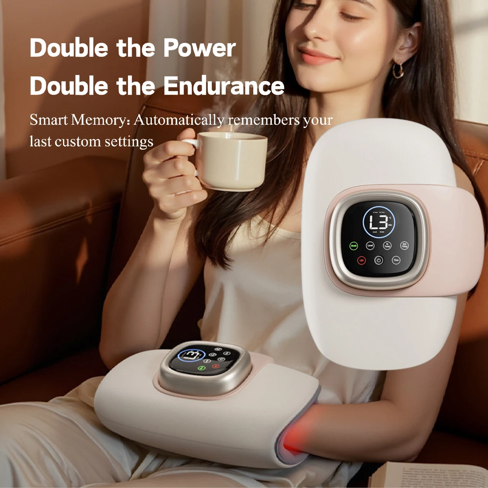 

Электрический массажер для рук, красный свет, горячий компресс, подушка безопасности, массаж, разминание, облегчение боли в руках, онемение суставов запястья, устройство для массажа рук