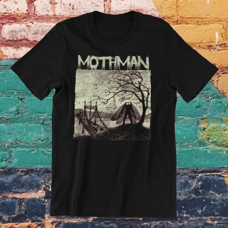 

Mothman Bridge Cryptid Tee