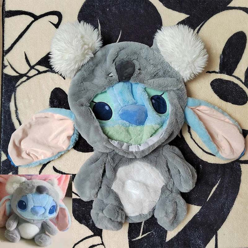 Lilo und Stich Disney Plüschtiere Pixar Kara niedlichen Anime Big Stich Engel Puppe Kissen halbfertige Leder Holster Geschenk für Kinder