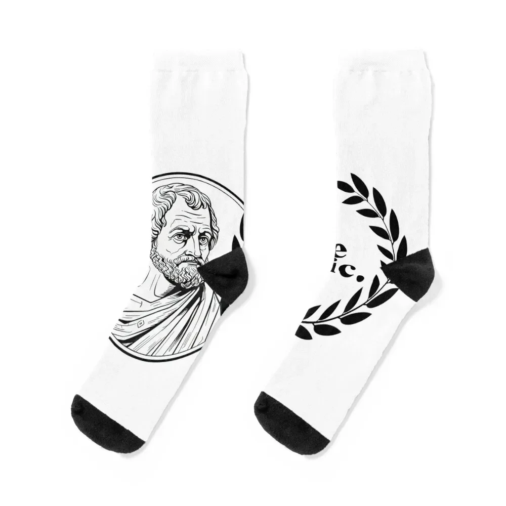 

The Stoic. Marcus Aurelius Socks football japanese fashion Socks For Man Women's