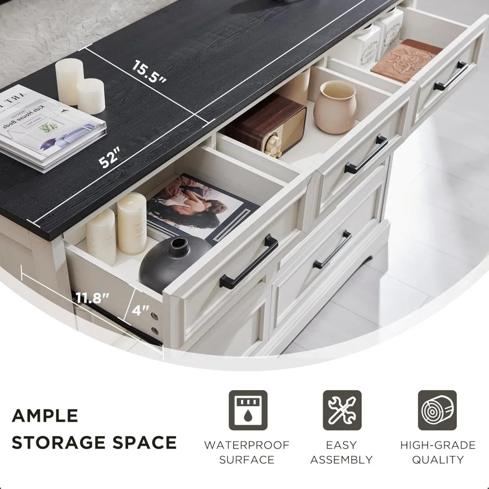 أثاث خارجي - خزانة ذات 9 أدراج لغرفة النوم، خزانة ذات أدراج خشبية ريفية لغرفة النوم، غرفة المعيشة، المدخل