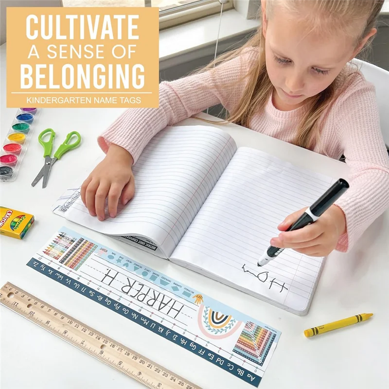 ABPP-25 Targa per insegnante Boho per scrivania in aula - Etichette con nome per scrivania Aula Asilo, Targhe con nome per scrivania per studenti