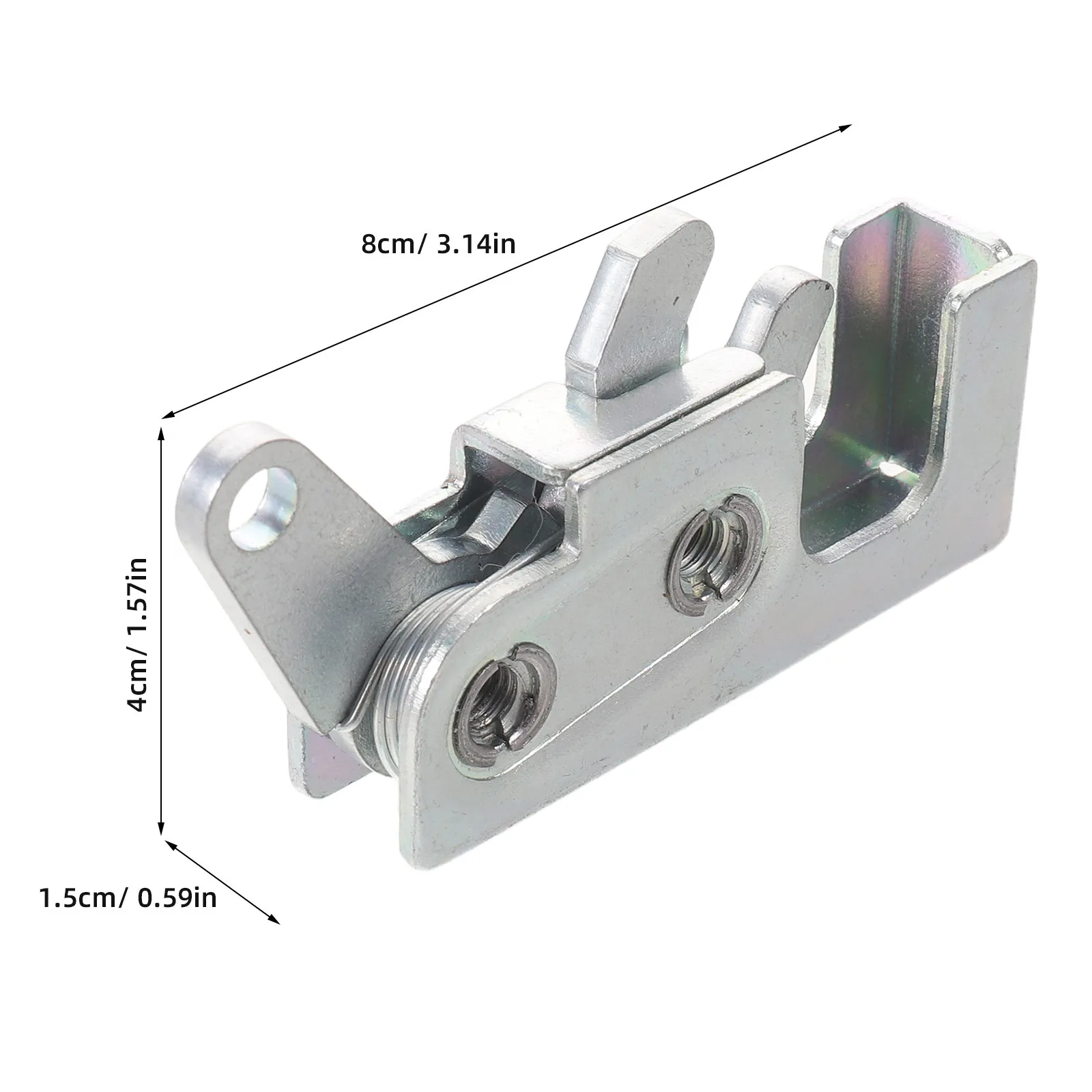 Metal Rv Buckle Latch Heavy Duty Cabinet Hardware Catch for Camper Trailer Doors Secure Rotary Latch Motorhome Storage Door