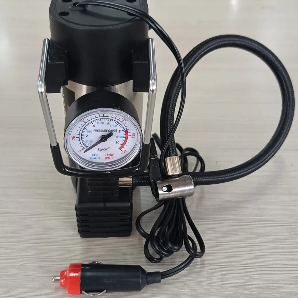 12V150psi Heavy Duty Deluxe Portable Mini Metal Air Compressor Car Tyre Inflator With Digital Display Car Tire Inflatable Pump