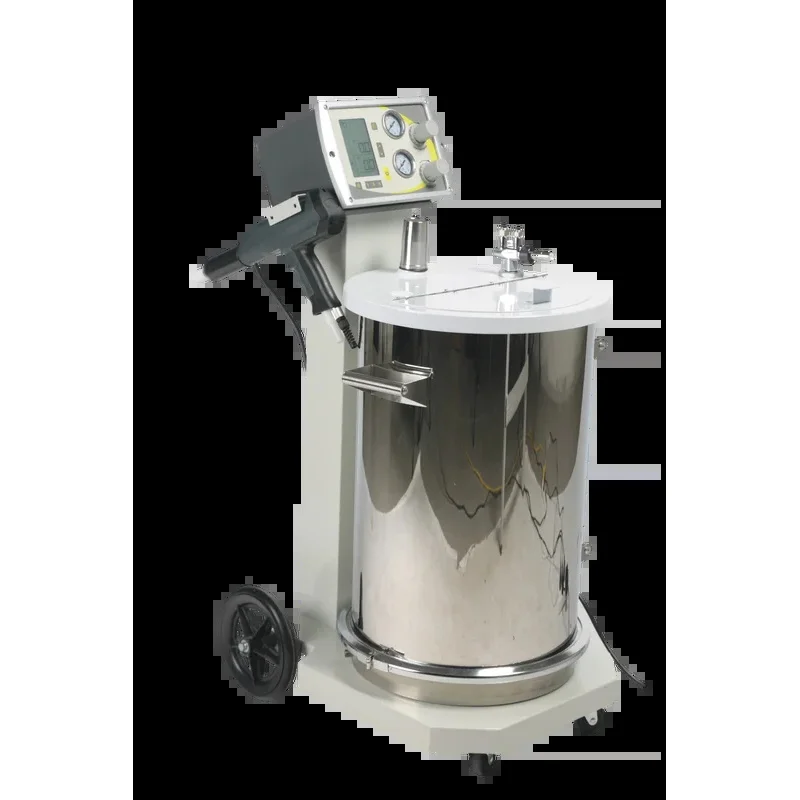 Newly ed- FD Portle Manual ligent Hopper Metal Powder Paint Coating hine with Spray